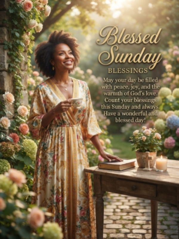 African American Blessed Sunday Blessings Quotes