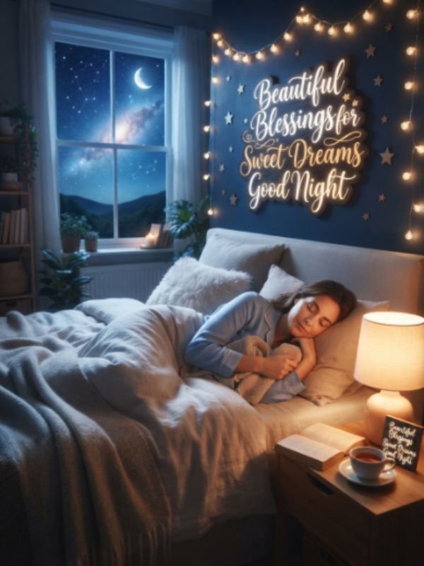 Beautiful Blessings for Sweet Dreams Good Night