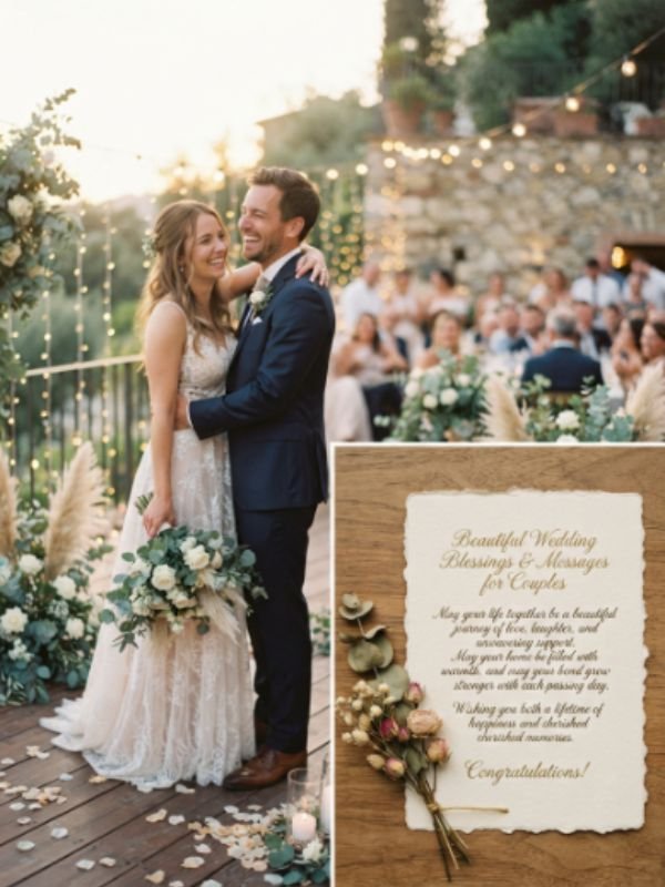Beautiful Wedding Blessing and Messages for Couples