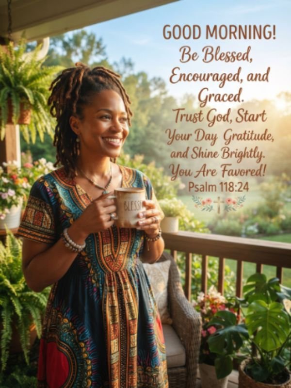 Blessed Encouragement African American Good Morning Quotes