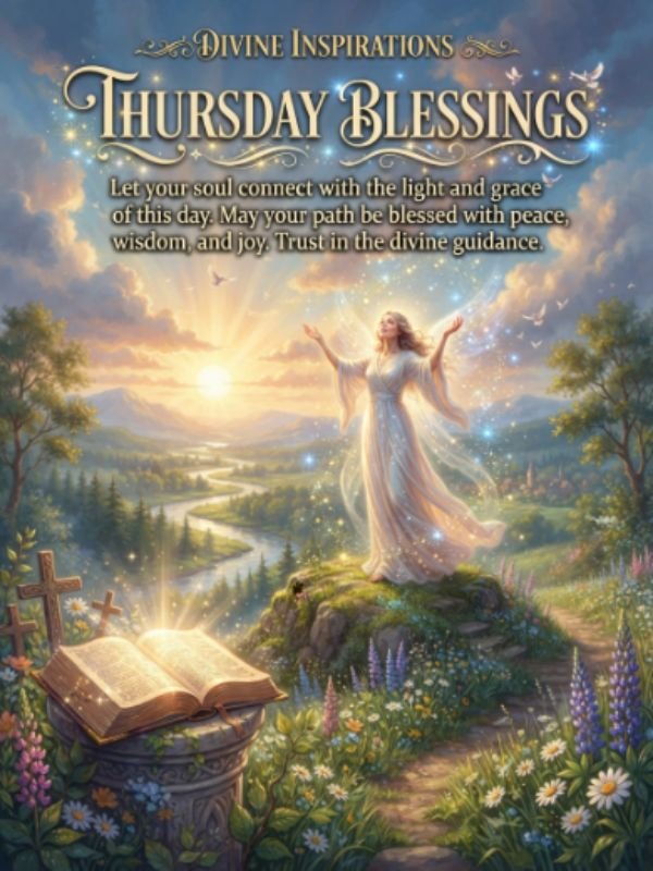 Divine inspirations spiritual inspiration thursday blessings