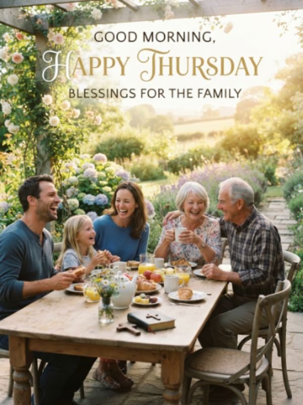 Good Morning, Happy Thursday Blessings for the Family