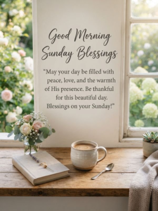 Good Morning Sunday Blessings Quotes