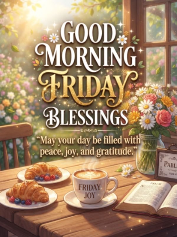 Good morning Friday blessings images and quotes gif 