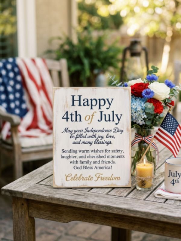 Happy 4th of July Messages and Blessings