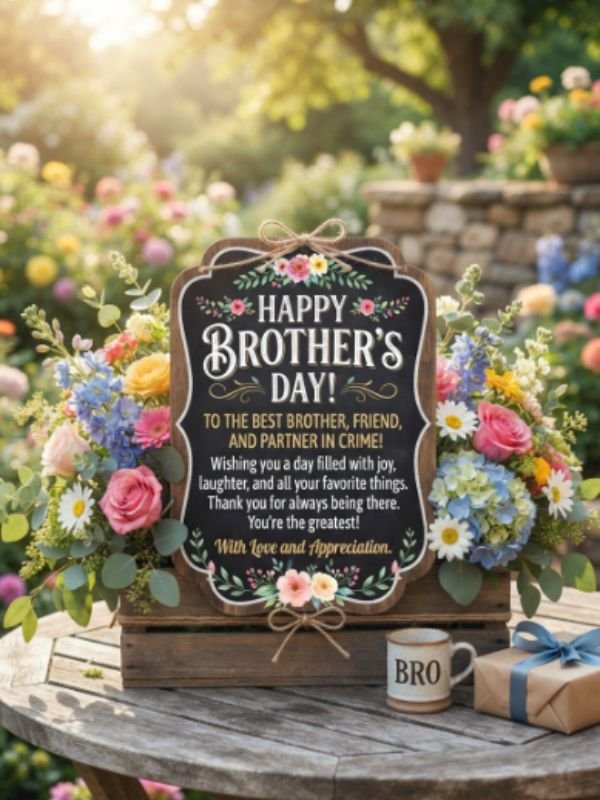 Happy Brothers Day wishes in English