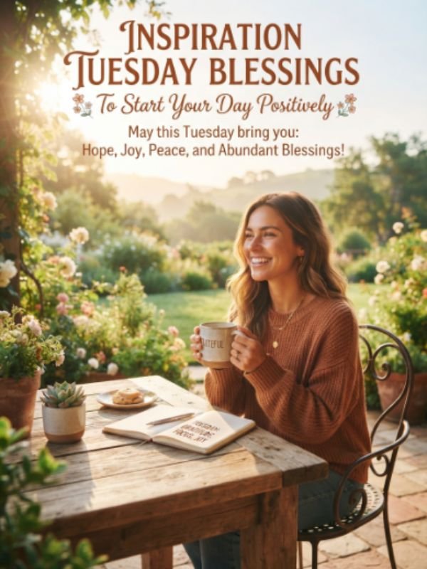Inspiration Tuesday Blessings to Start Your Day Positively
