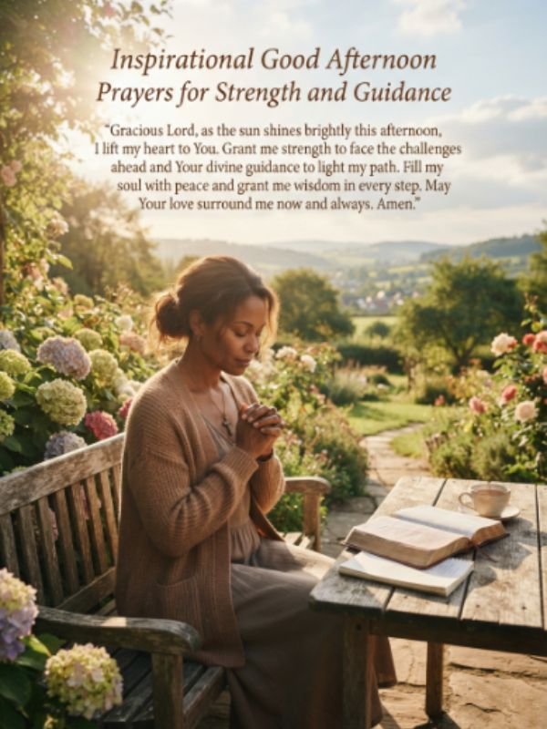 Inspirational Good Afternoon Prayers for Strength and Guidance