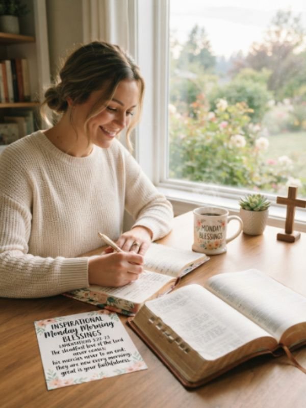 Inspirational Monday Morning Blessings Bible Verses 