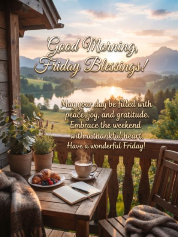 Inspirational good morning friday blessings images and quotes