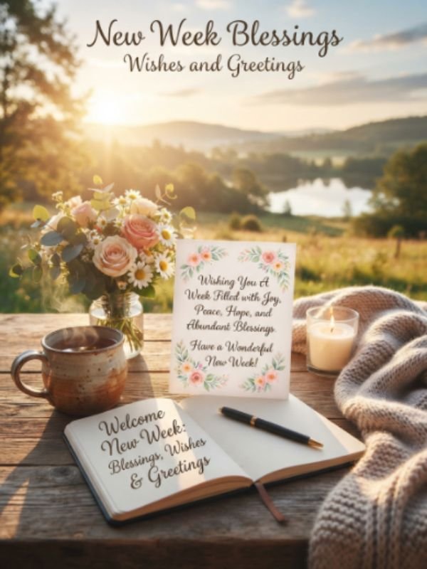 New Week Blessings Wishes and Greetings