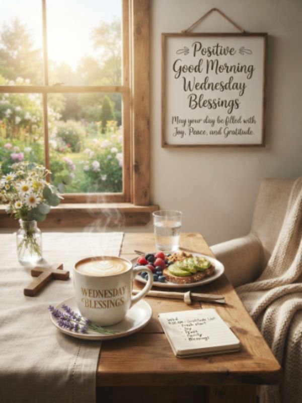 Positive Good Morning Wednesday Blessings