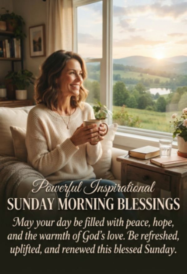Powerful Inspirational Sunday Morning Blessings