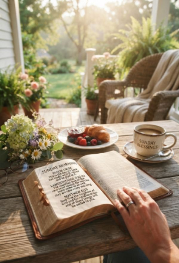 Sunday Morning Blessings Bible Verses