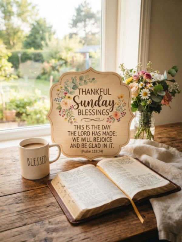 Thankful Sunday Blessings Quotes Bible Verse