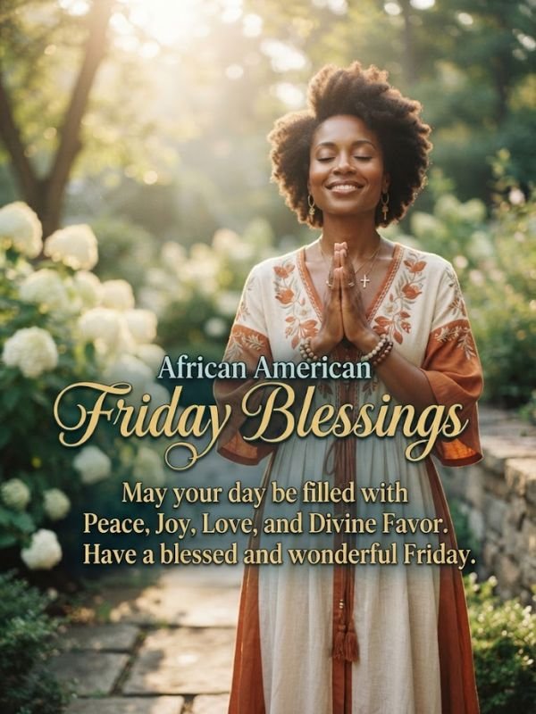 African American Friday Blessings GIF