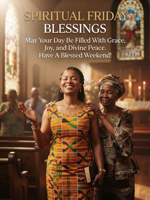 African American spiritual Friday blessings images 