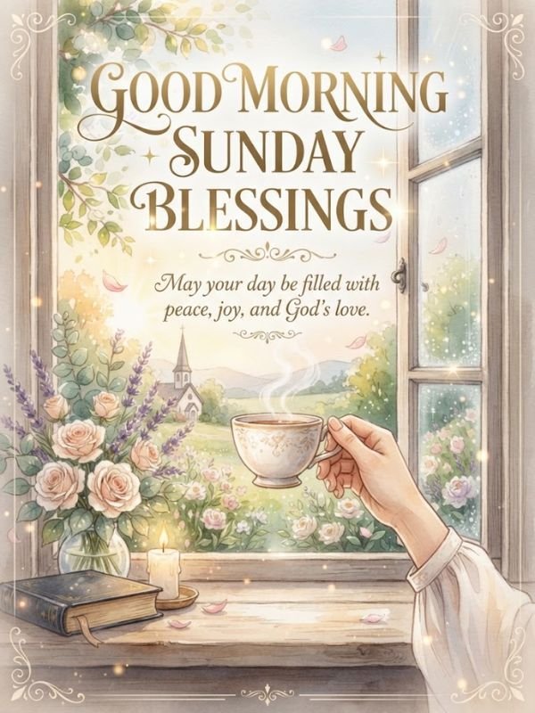 Animated Good Morning Sunday Blessings