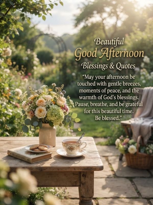 Beautiful Good Afternoon Blessings and Quotes