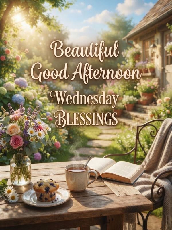 Beautiful Good Afternoon Wednesday Blessings