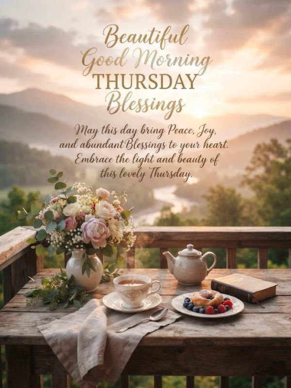Beautiful Good Morning Thursday Blessings Quotes