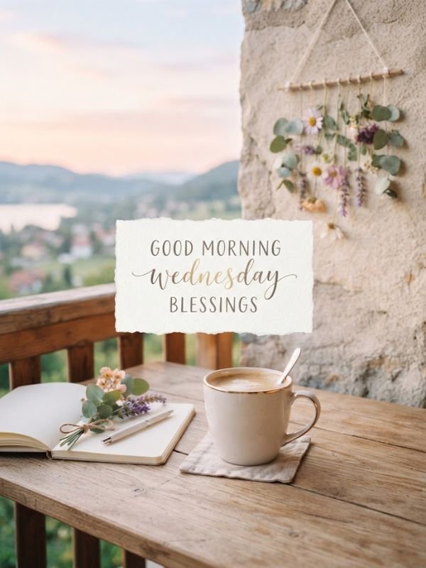 Beautiful Good Morning Wednesday Blessings Gif
