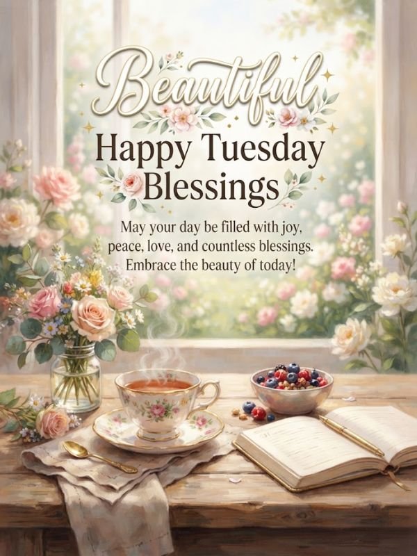 Beautiful Happy Tuesday Blessings