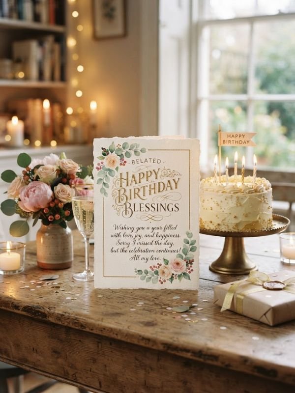 Belated Birthday Blessings