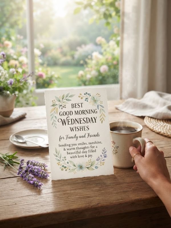 Best Good Morning Wednesday Wishes for Family and Friends