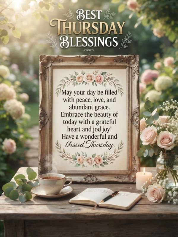 Best Thursday Blessings quotes and Wishes