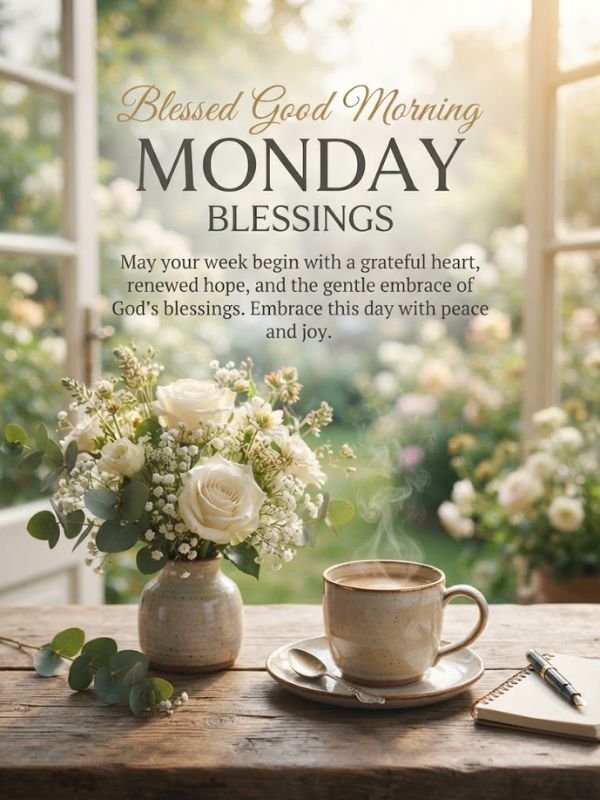 Blessed Good Morning Monday Blessings, Images and Quotes 