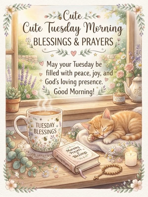 Cute Tuesday Morning Blessings and Prayers