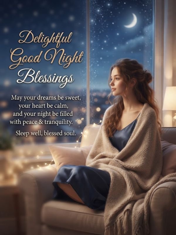 Delightful Good Night Blessings quotes