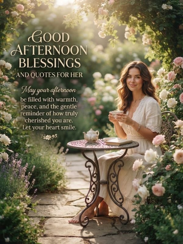Good Afternoon Blessings and Quotes for Her