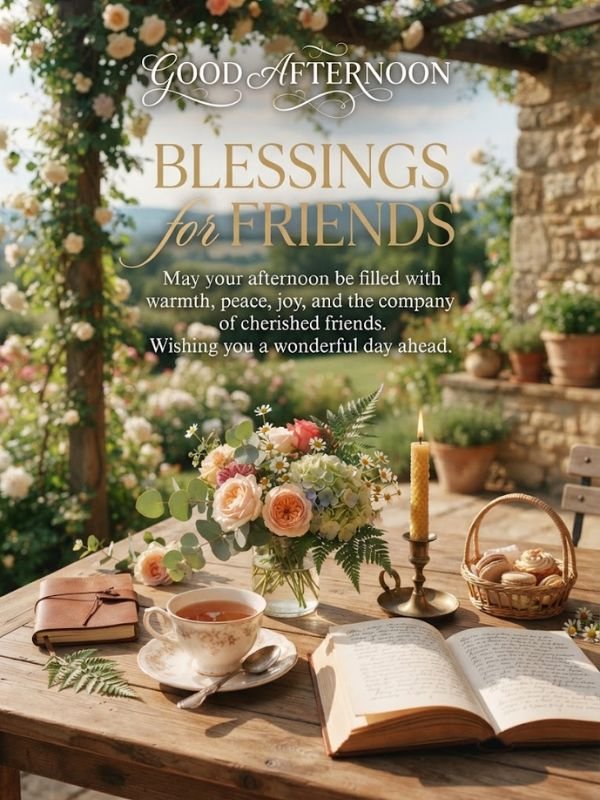 Good Afternoon Blessings for Friends