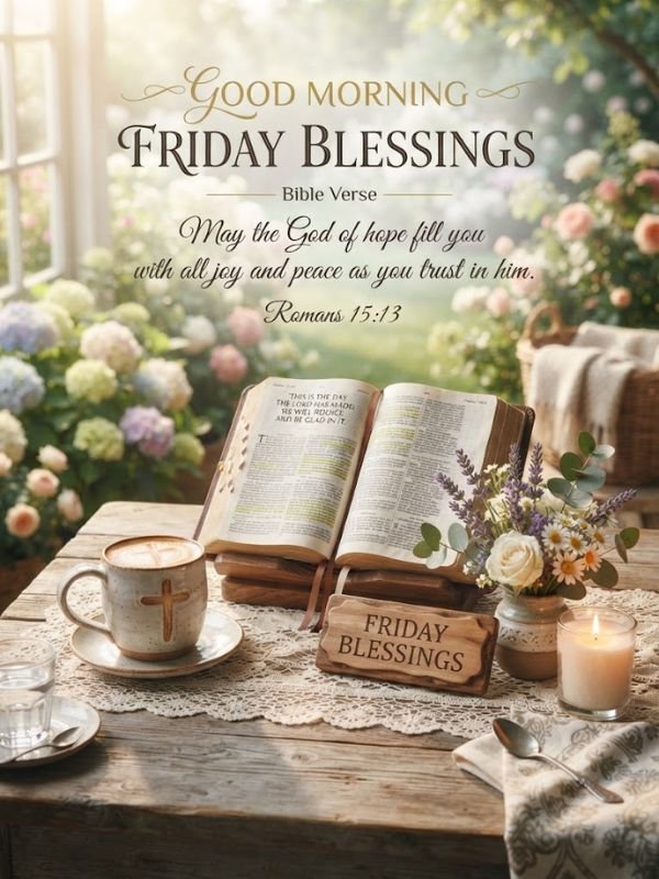 Good Morning Friday Blessings Quotes Bible Verses