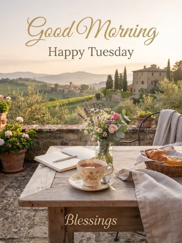 Good Morning Happy Tuesday Blessings