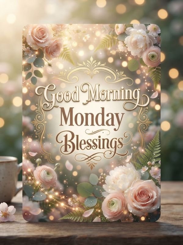 Good Morning Monday Blessings GIF