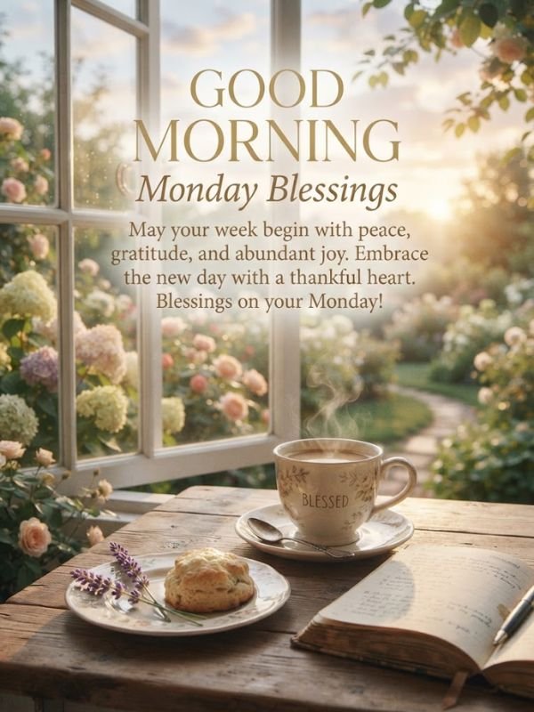 Good Morning Monday Blessings Images and Quotes