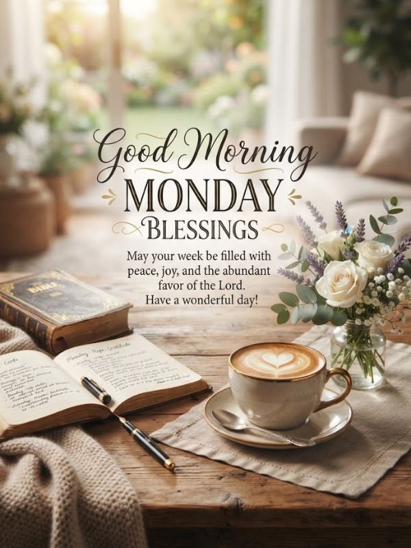 Good Morning Monday Blessings Images