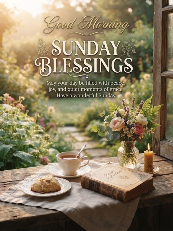 Good Morning Sunday Blessings