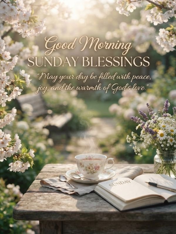 Good Morning Sunday Blessings Images and Quotes Free