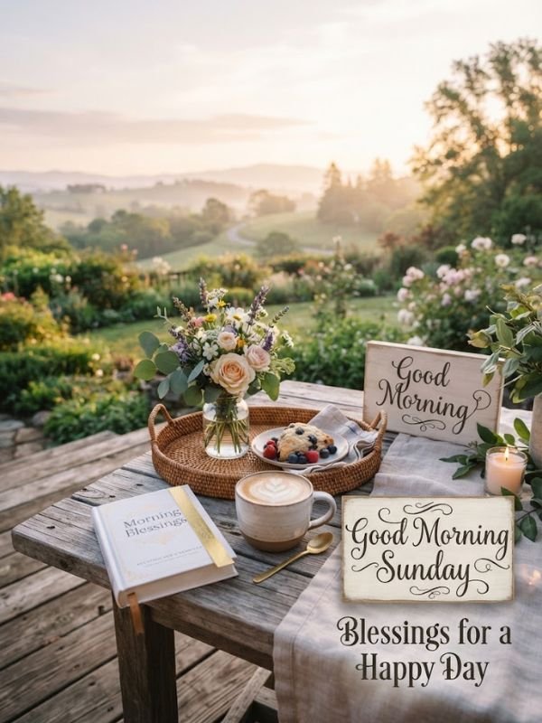 Good Morning Sunday, Blessings for a Happy Day