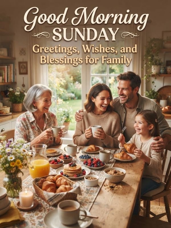 Good Morning Sunday Greetings, Wishes, and Blessings for Family