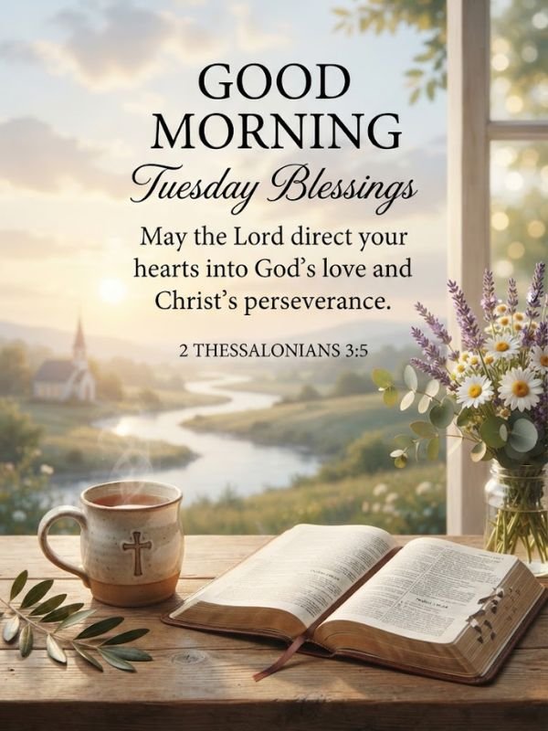 Good Morning Tuesday Blessings Quotes Bible Verse