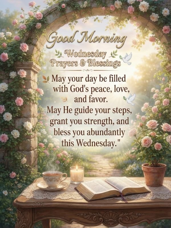 Good Morning Wednesday Prayers and Blessings