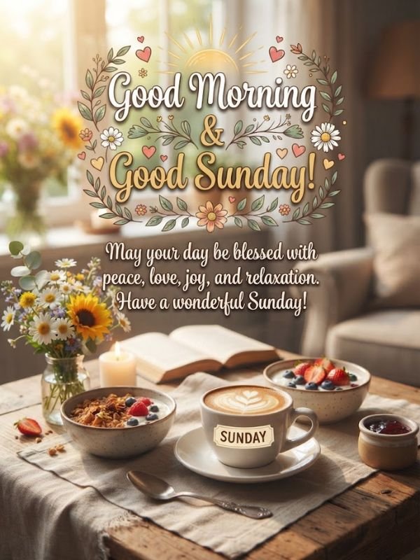 Good Morning and Good Sunday Wishes
