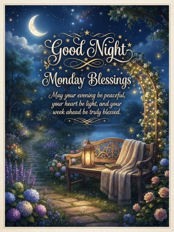 Good Night Monday Blessings