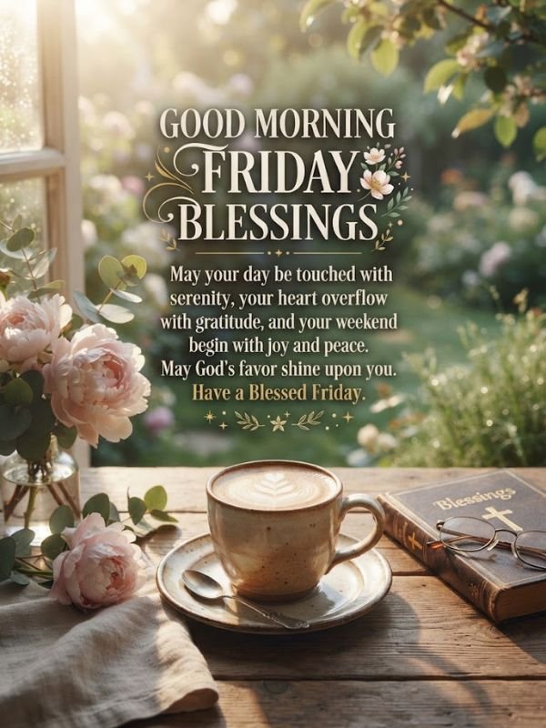 Good morning Friday blessings quotes 