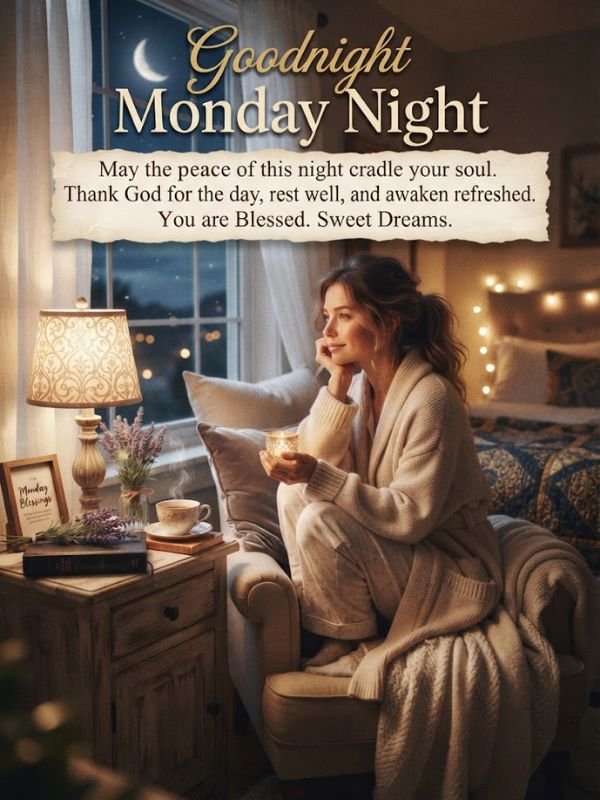 Goodnight Monday Night Blessing Messages